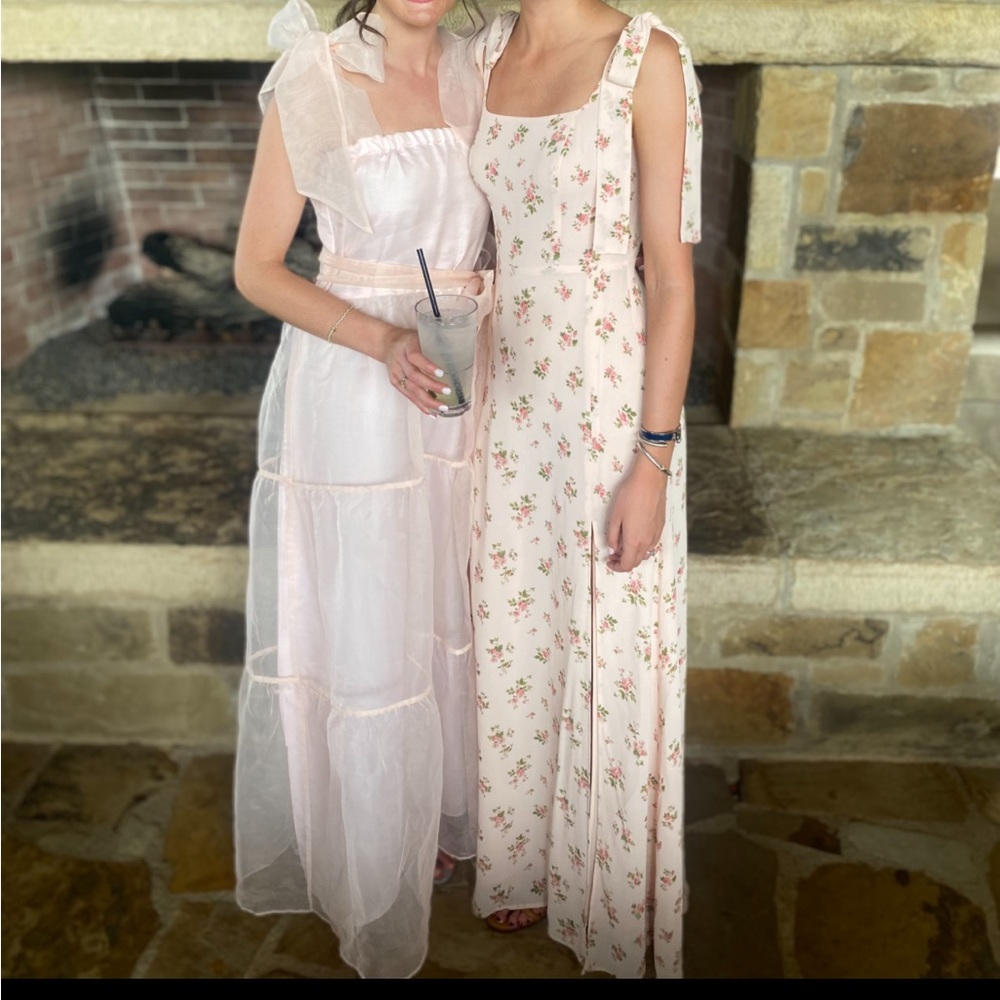 Sue Sartor Annabelle Sundress In Blush Pink Silk … - image 7